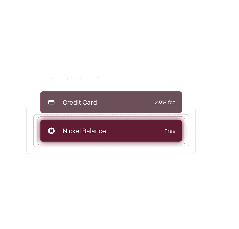 Same-day vendor payout sent from Nickel Balance