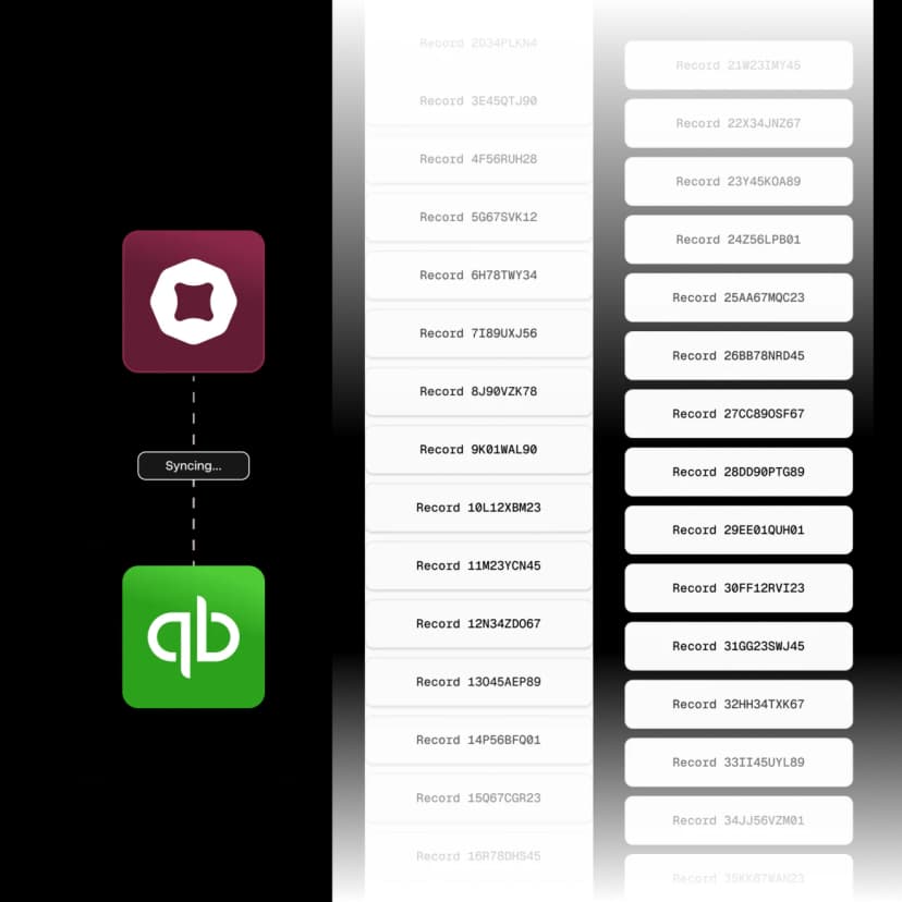 QuickBooks Desktop records syncing through the Web Connector with no limits