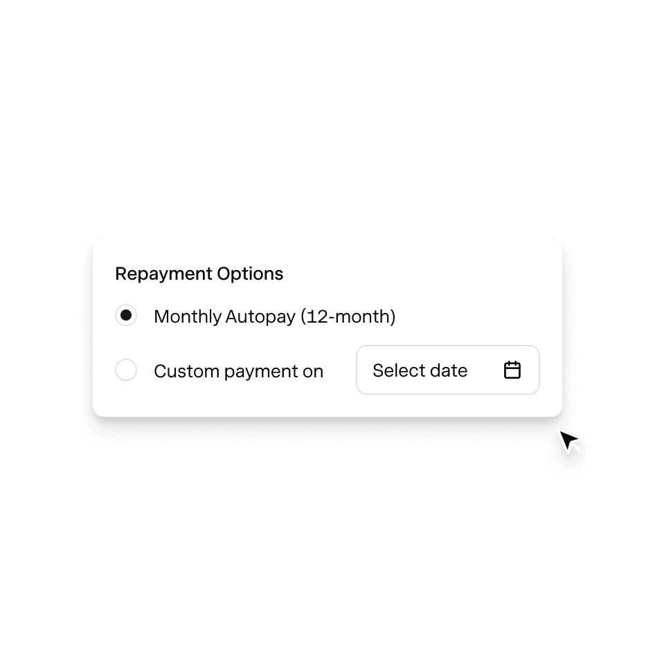 Paying down a Capital balance with scheduled autopay