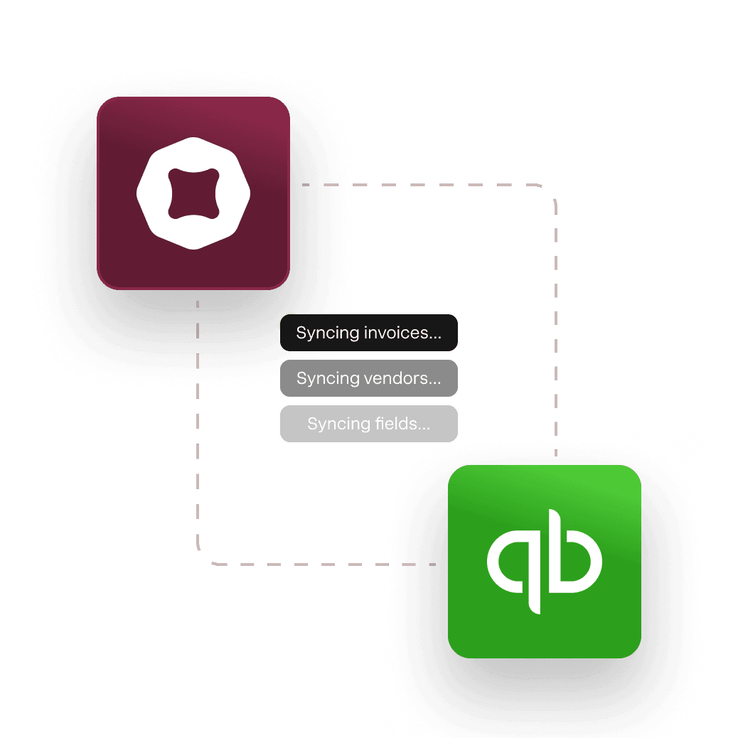 Two-way QuickBooks sync reconciling invoices and customer records